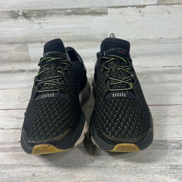 Under Armour Womens Speedform Charge Running Athletic Shoes Black Yellow‎ Size 8 - Picture 4 of 8